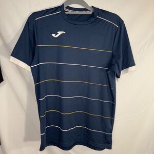 2 jerseys joma mns xs football navy striped jersey 15 on back team 365 mns M bla